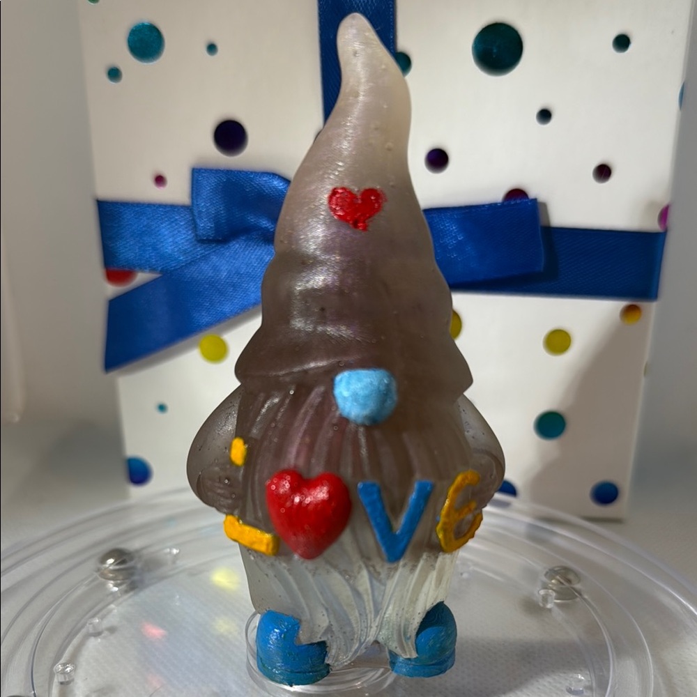 Unique Resin Colorful Gnome Figurine